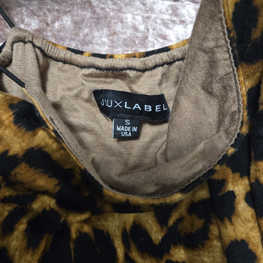 JLUXLABEL Leopard Print Midi Dress - Picture 3 of 4